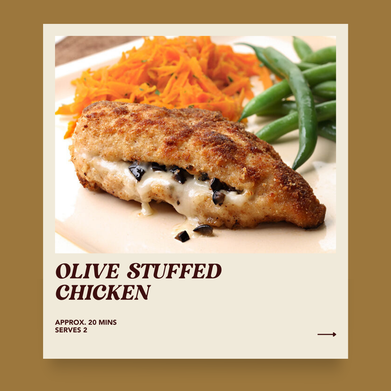 Olive Stuffed Chicken