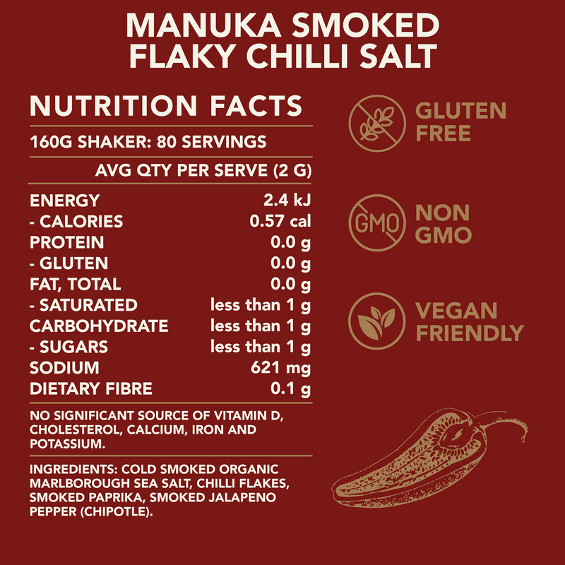 Manuka Smoked Chilli Salt